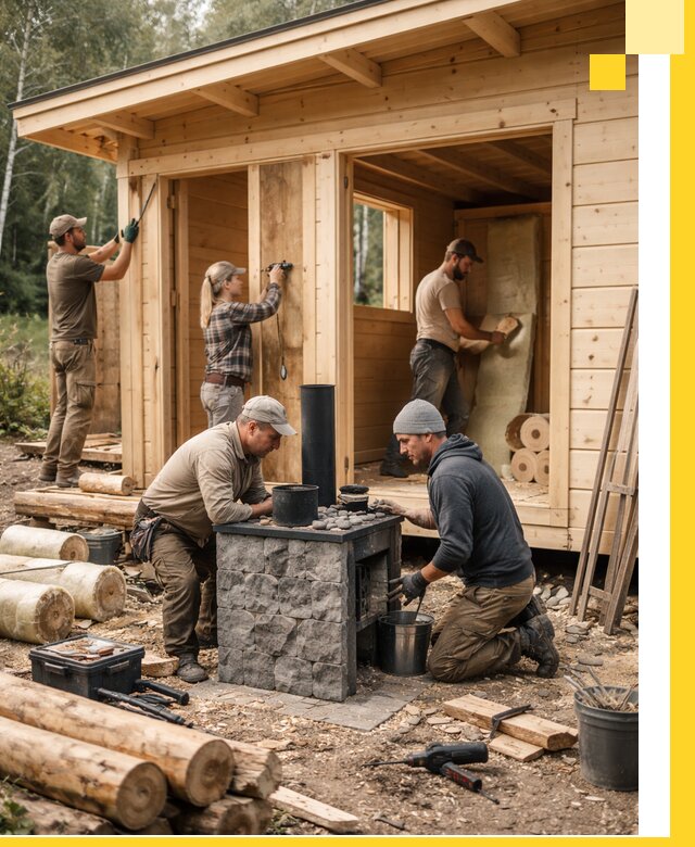 Купить баню под ключ в Новочеркасске строительство монтаж отделка