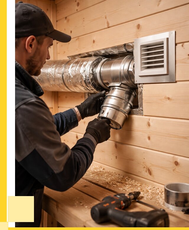 Монтаж вентиляции бани в Новочеркасске от 12281 р. | ЭриданНвч