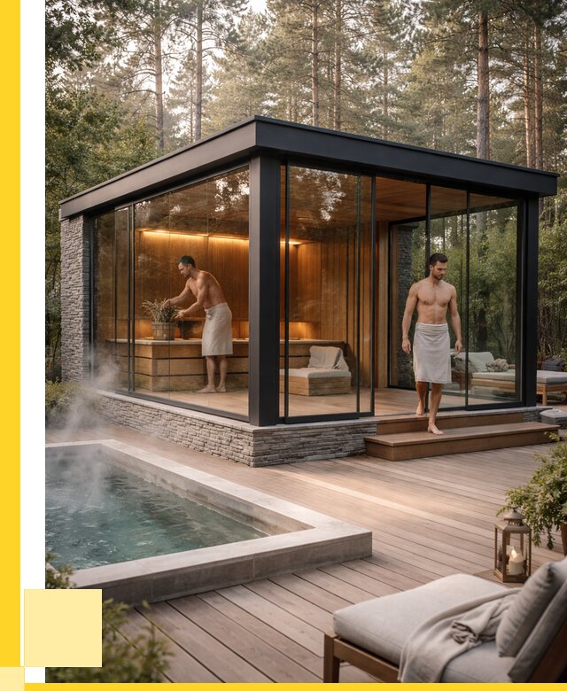 Стеклянные бани и двери в Новочеркасске от 460530 р. | ЭриданНвч