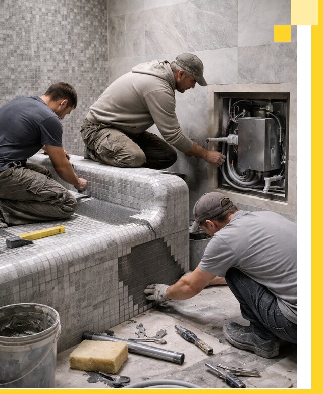 Проекты хамамов под ключ в Новочеркасске и дизайн и строительство