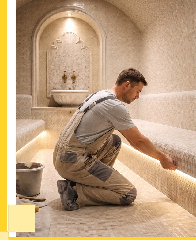 Отделка хамамов под ключ в Новочеркасске от 5629 р. | ЭриданНвч