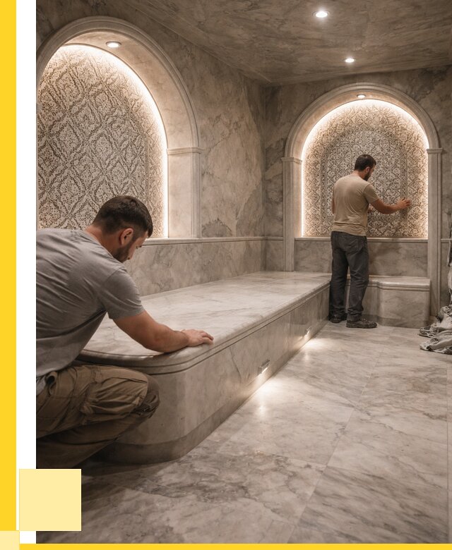 Турецкие бани под ключ в Новочеркасске от 255850 р. | ЭриданНвч