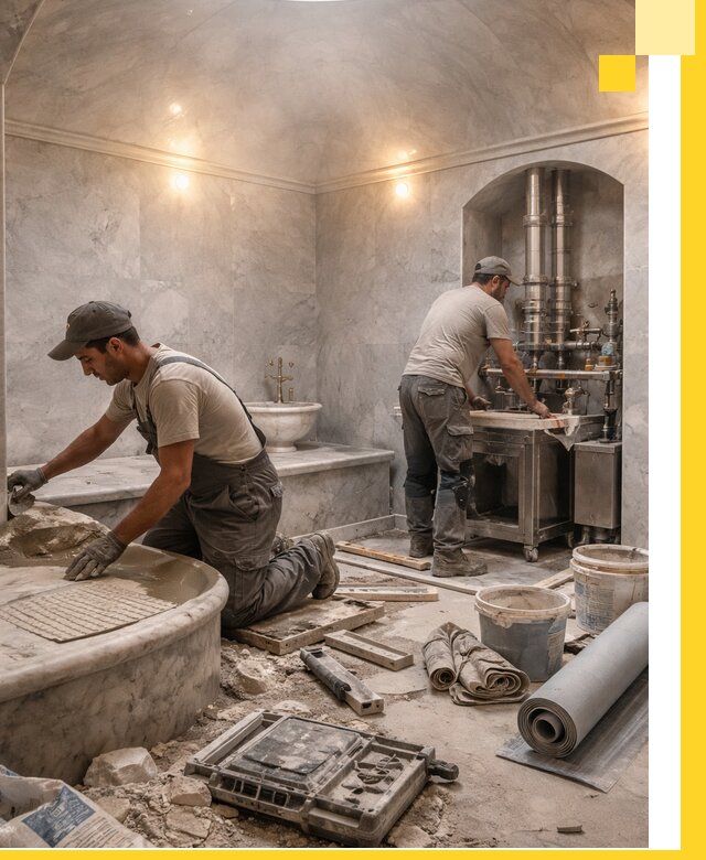 Строительство турецких бань хаммам под ключ в Новочеркасске