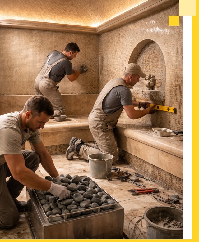 Проектирование и строительство хамама и сауны в Новочеркасске