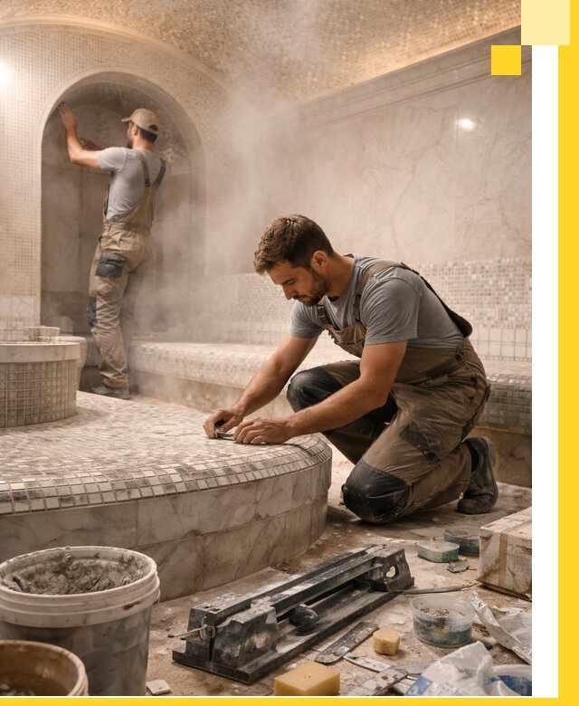 Профессиональный дизайн хамама и SPA под ключ в Новочеркасске