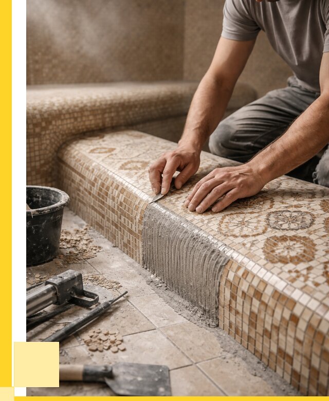 Плитка для хамама под ключ в Новочеркасске от 3582 р. | ЭриданНвч