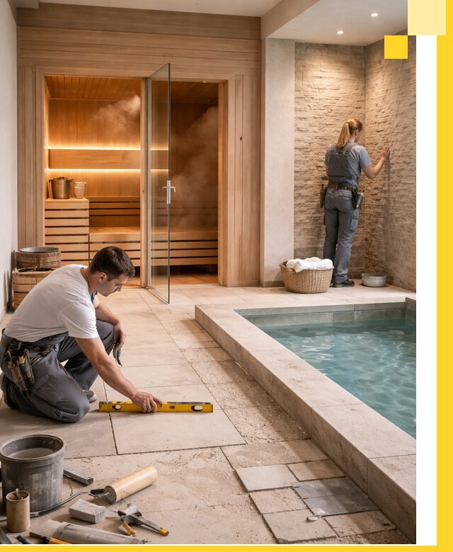 Комплексный дизайн и отделка интерьеров SPA под ключ в Новочеркасске